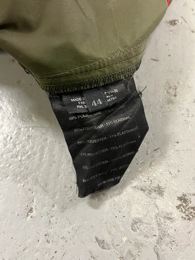 2000s Prada Stretch Olive Khaki Pants IcLLCHp 10