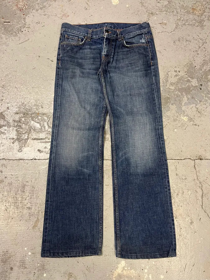 2000s Prada Sunfaded Blue Denim Jeans TLweyal 0