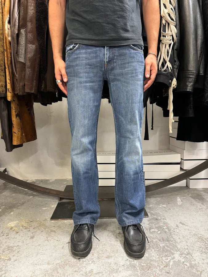 2000s Prada Sunfaded Blue Denim Jeans TLweyal 1
