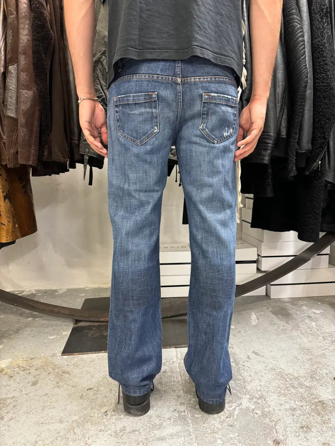 2000s Prada Sunfaded Blue Denim Jeans TLweyal 2