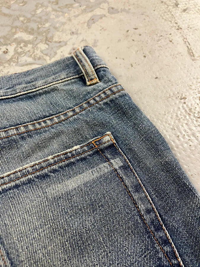 2000s Prada Tapered Light Blue Jeans dFuoixD 10