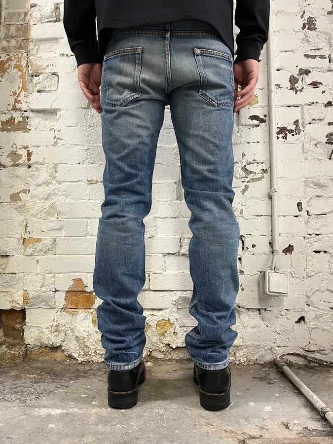 2000s Prada Tapered Light Blue Jeans dFuoixD 2