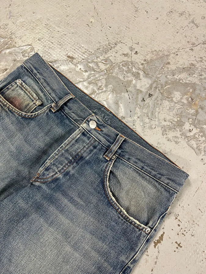 2000s Prada Tapered Light Blue Jeans dFuoixD 5