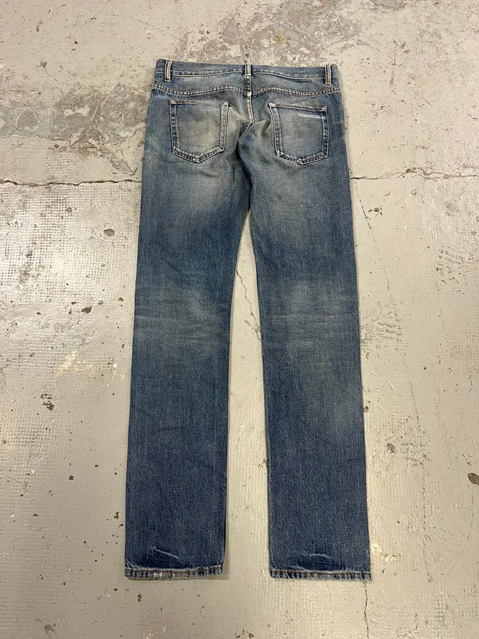 2000s Prada Tapered Light Blue Jeans dFuoixD 8