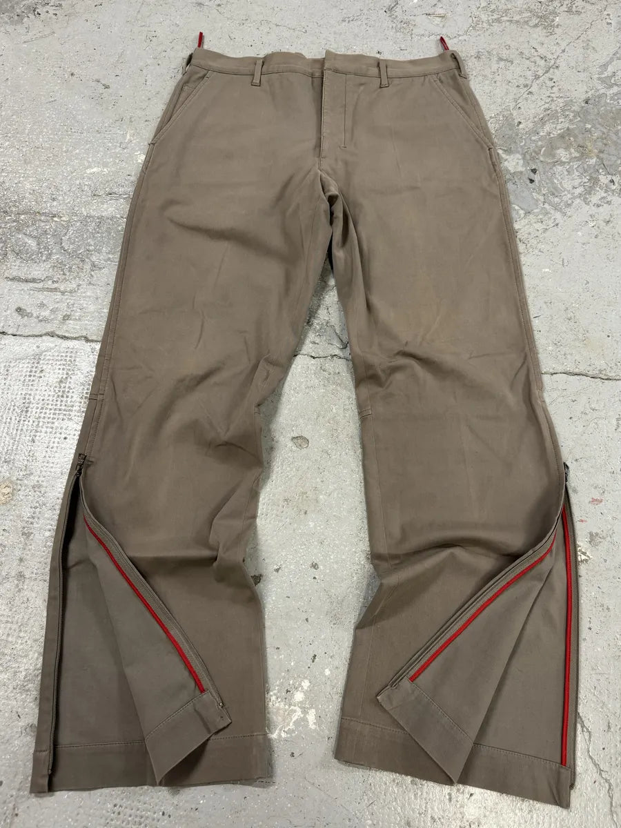 2000s Prada Tern Linea Rossa Half Zip Sport Pants qGUCKnh 3