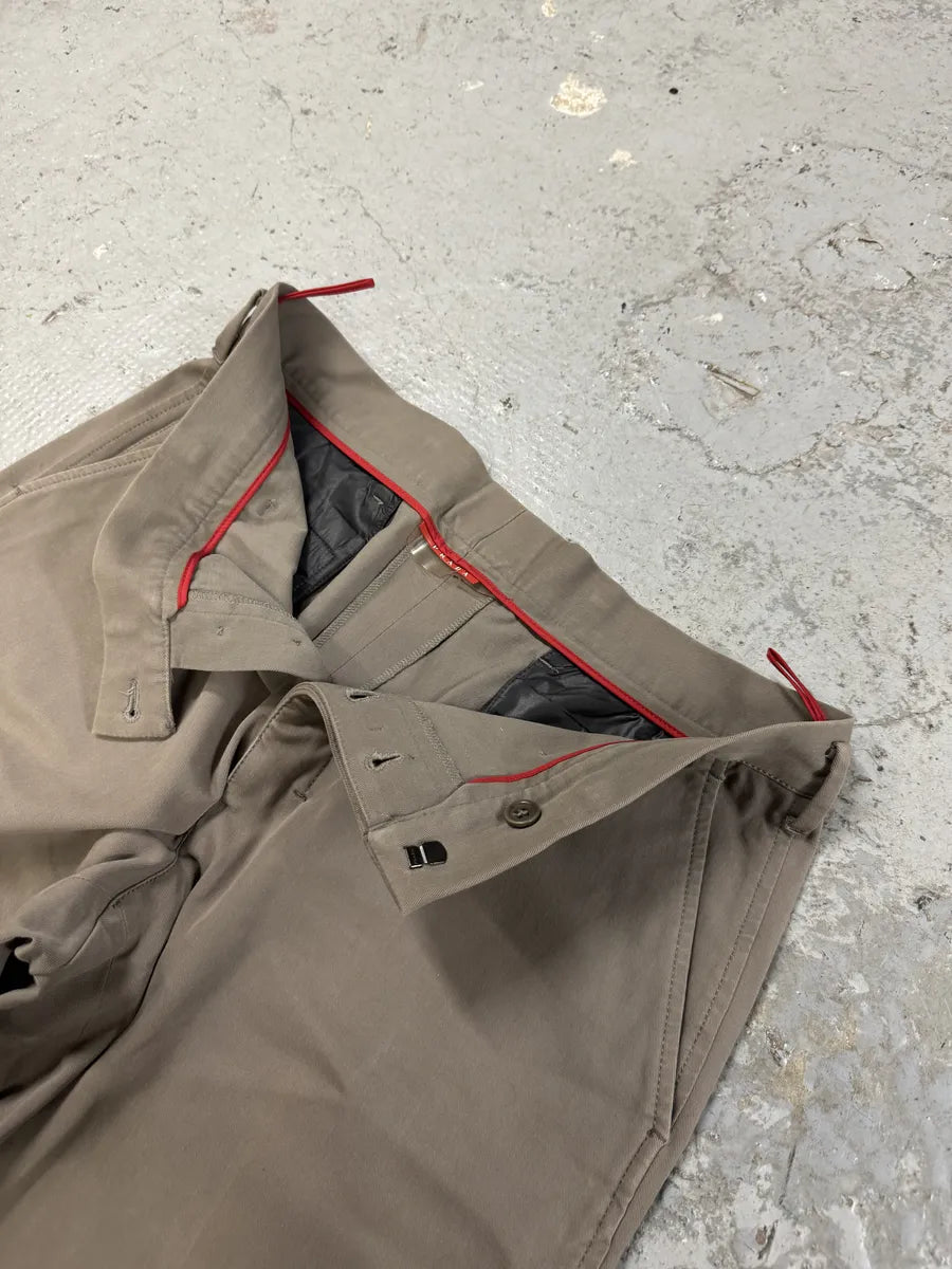 2000s Prada Tern Linea Rossa Half Zip Sport Pants qGUCKnh 6