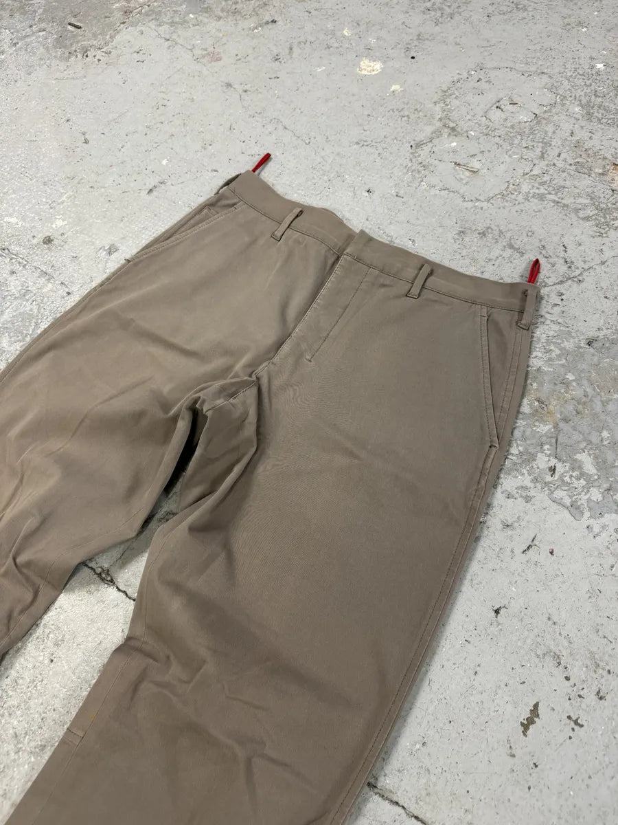 2000s Prada Tern Linea Rossa Half Zip Sport Pants qGUCKnh 8