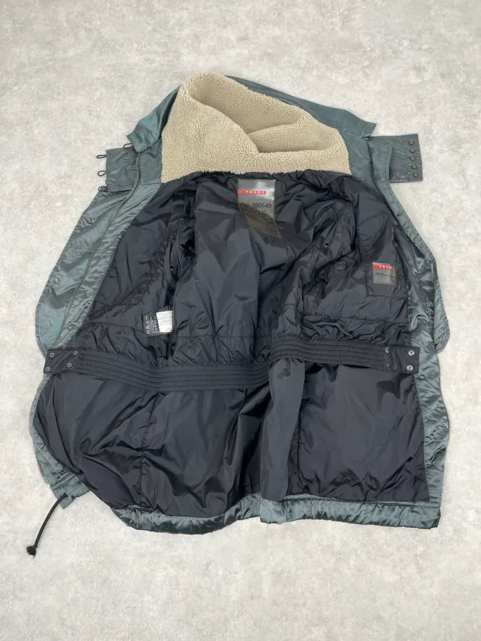 2000s Prada Ultimate Utility Ski Dark Grey Jacket nloMsEw 7