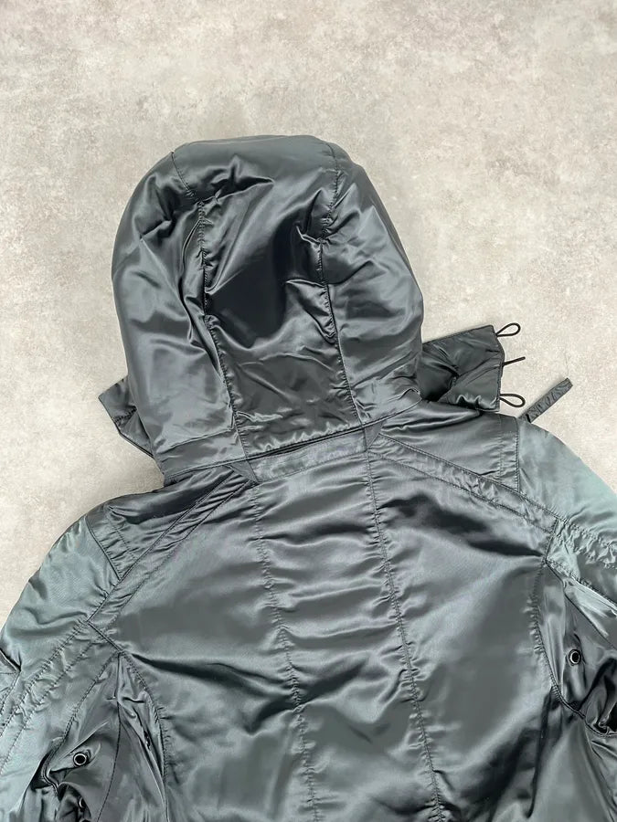 2000s Prada Ultimate Utility Ski Dark Grey Jacket nloMsEw 6