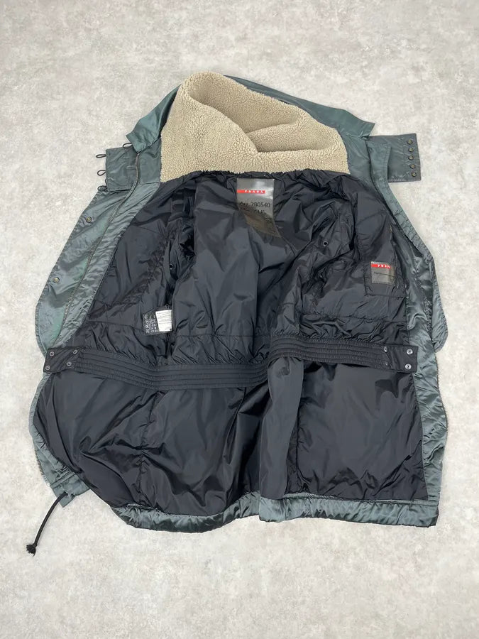 2000s Prada Ultimate Utility Ski Dark Grey Jacket nloMsEw 7
