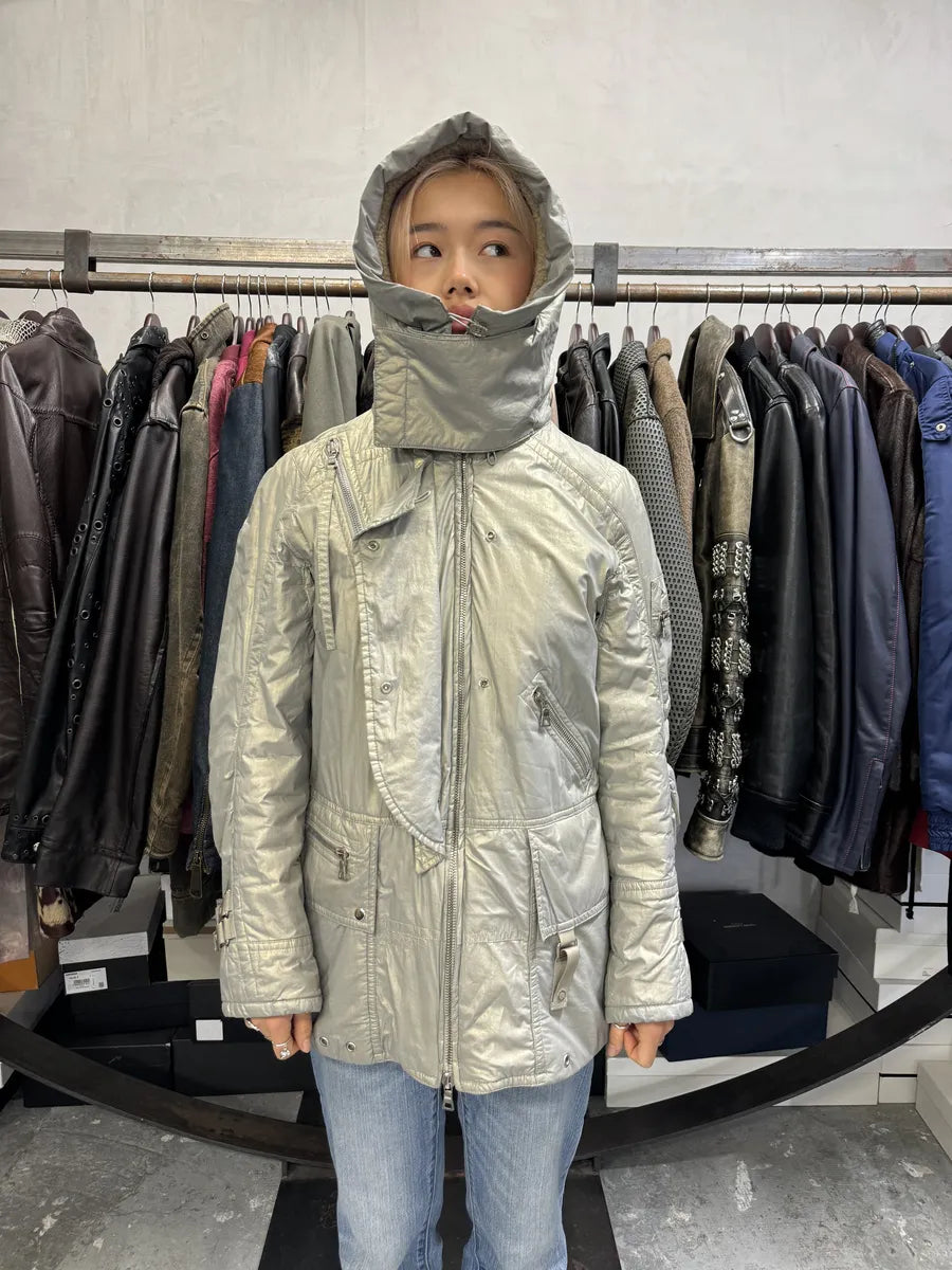 2000s Prada Ultimate Utility Ski Silver Jacket tcHeOyU 2