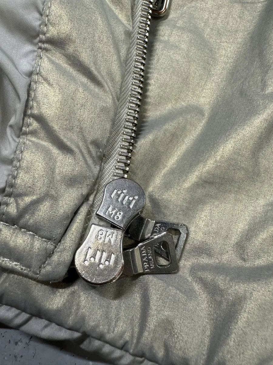 2000s Prada Ultimate Utility Ski Silver Jacket tcHeOyU 5
