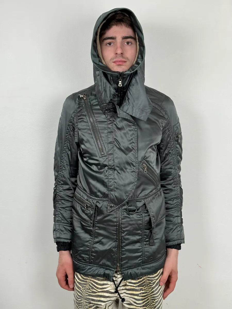 2000s Prada Ultimate Utility Ski Dark Grey Jacket nloMsEw 1