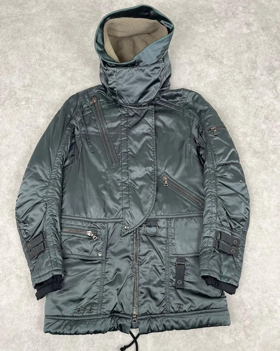 2000s Prada Ultimate Utility Ski Dark Grey Jacket nloMsEw 0
