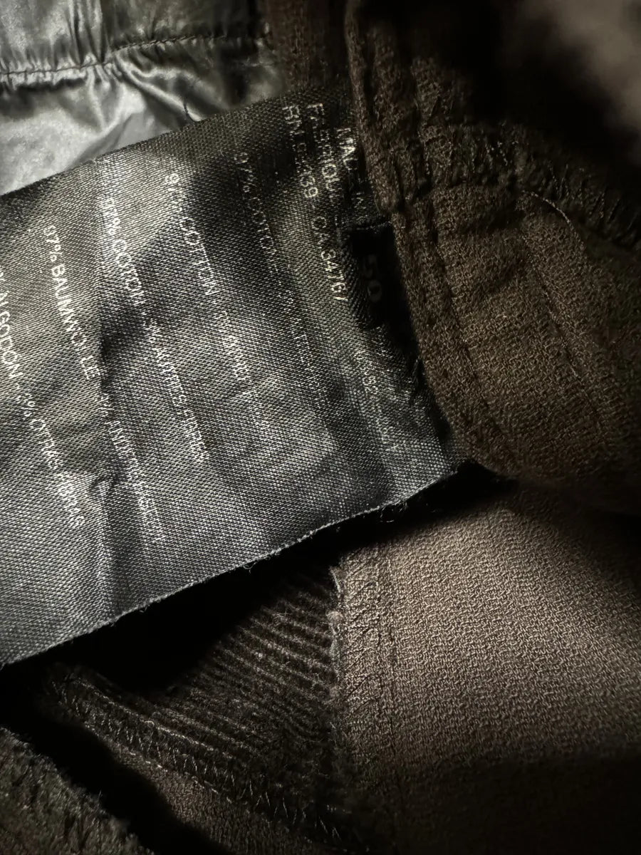 2000s Prada Velvet Brown Cozy Pants (M/L) 5