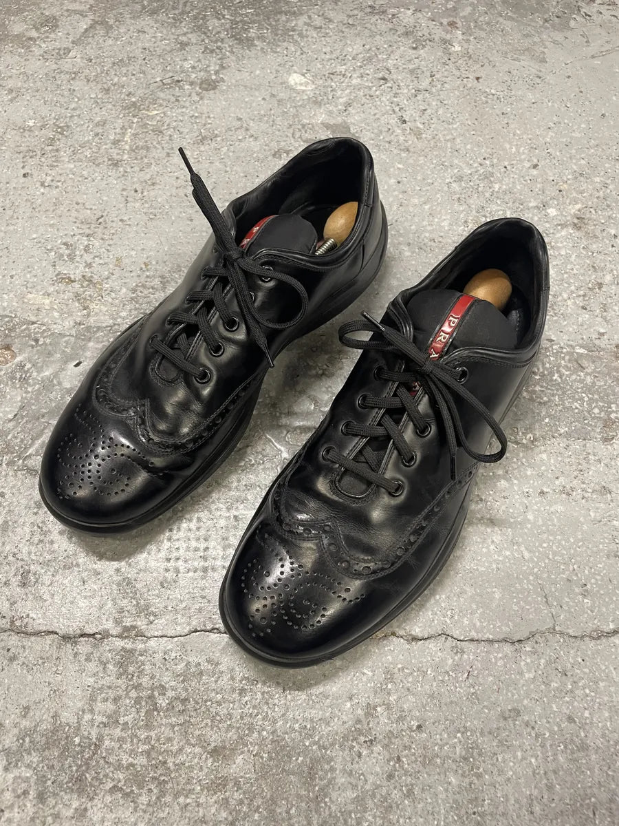 2000s Prada Western America's Cup Leather Sneakers – Dolce Vita Hub 2000s Prada Western America's Cup Leather Sneakers – Dolce Vita Hub