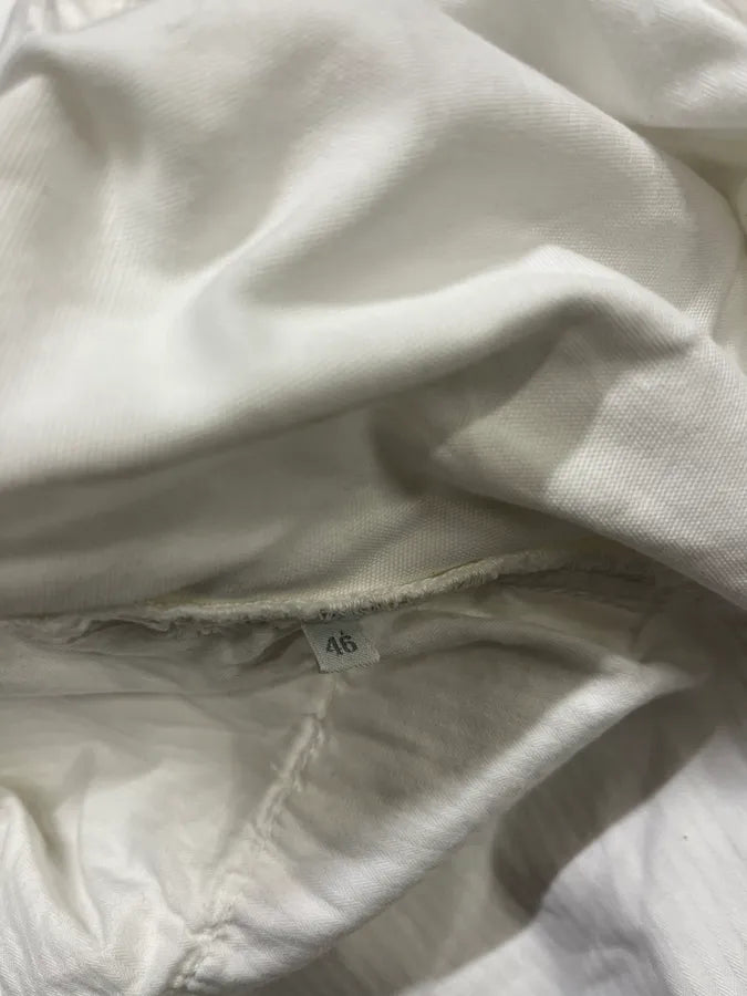 2000s Prada White Cargo Pants (L) 8