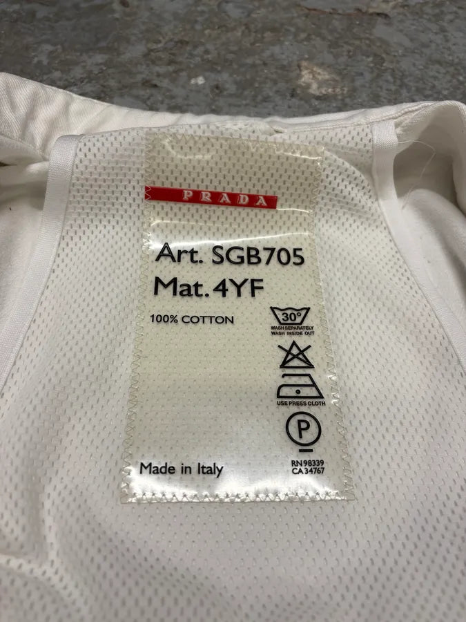 2000s Prada White Citizen Jacket (S) wzGqWoy 11