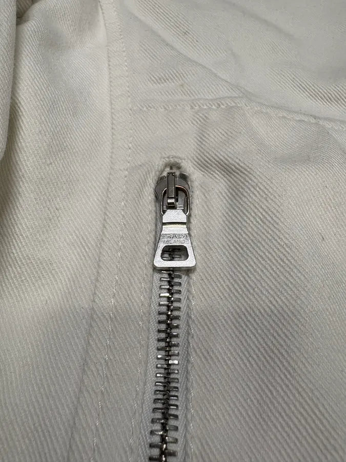 2000s Prada White Citizen Jacket (S) wzGqWoy 7