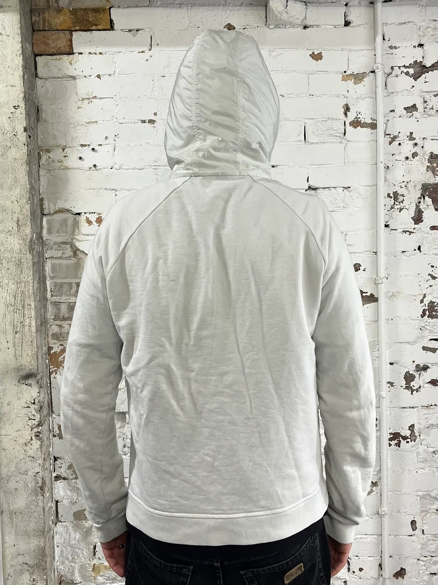 2000s Prada White Linea Rossa Zip-up Hoodie ODnHpNC 2