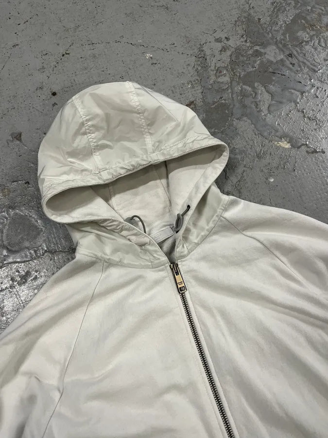 2000s Prada White Linea Rossa Zip-up Hoodie ODnHpNC 5
