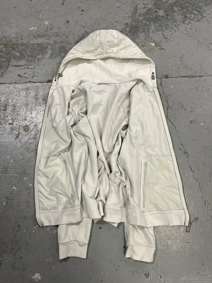 2000s Prada White Linea Rossa Zip-up Hoodie ODnHpNC 8