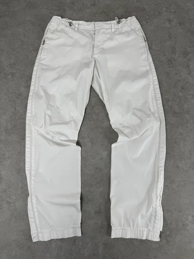 AW2006 Prada White Nylon Technical Pants vbbVfnS 0
