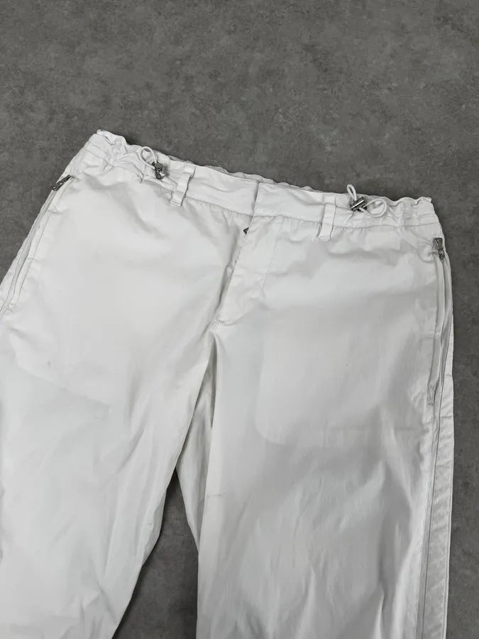 AW2006 Prada White Nylon Technical Pants vbbVfnS 5