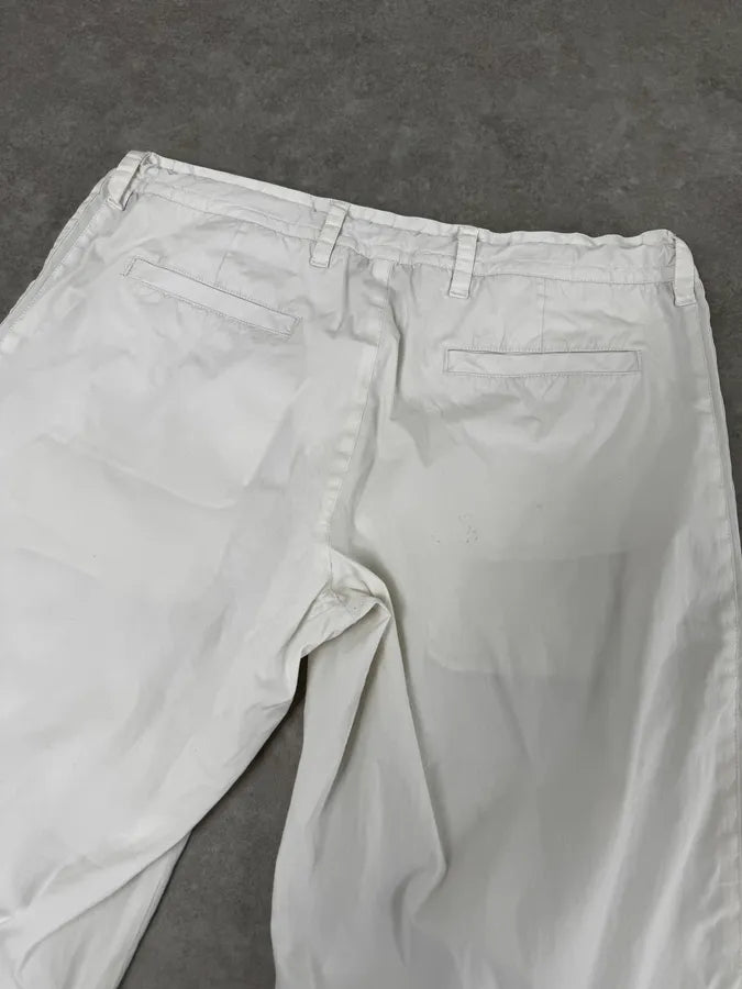 AW2006 Prada White Nylon Technical Pants vbbVfnS 6