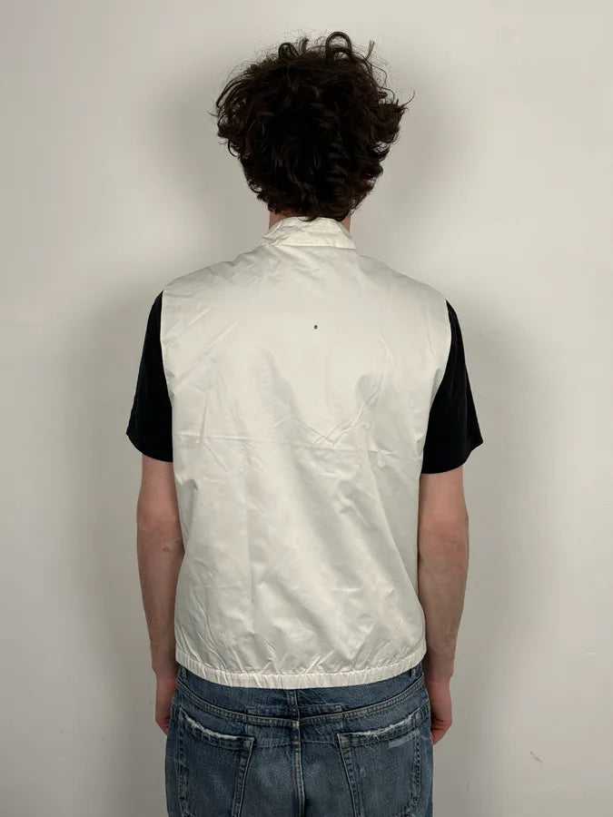 AW2009 Prada White Sport Reflective Strip Nylon Vest  nUYdyuT 2