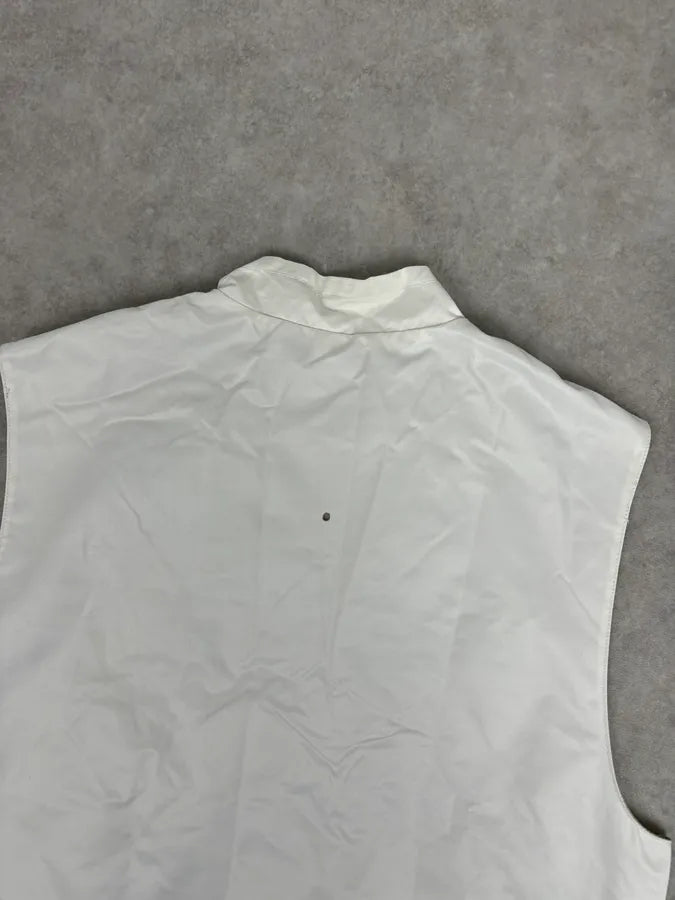 AW2009 Prada White Sport Reflective Strip Nylon Vest  nUYdyuT 5