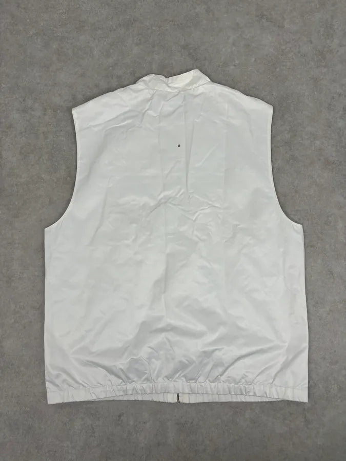 AW2009 Prada White Sport Reflective Strip Nylon Vest  nUYdyuT 4