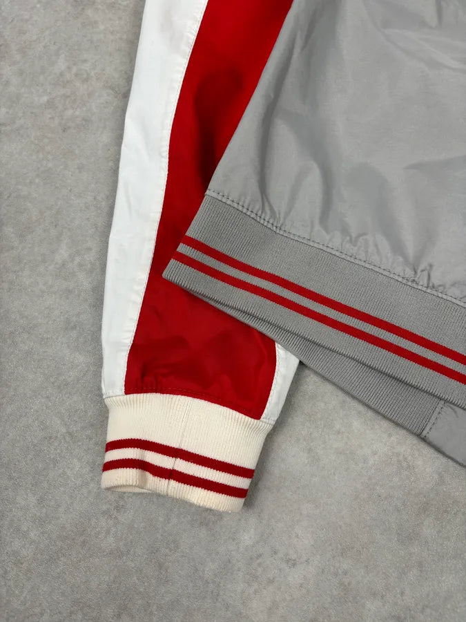 AW2003 Prada White & Red Luna Rossa Sport Jacket LyrqJQe 9
