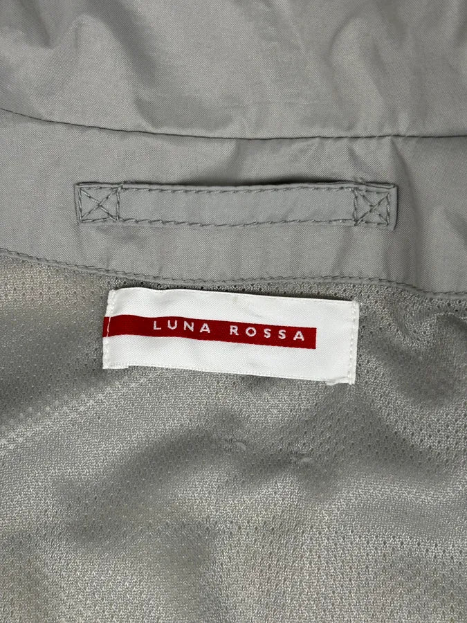 AW2003 Prada White & Red Luna Rossa Sport Jacket LyrqJQe 11
