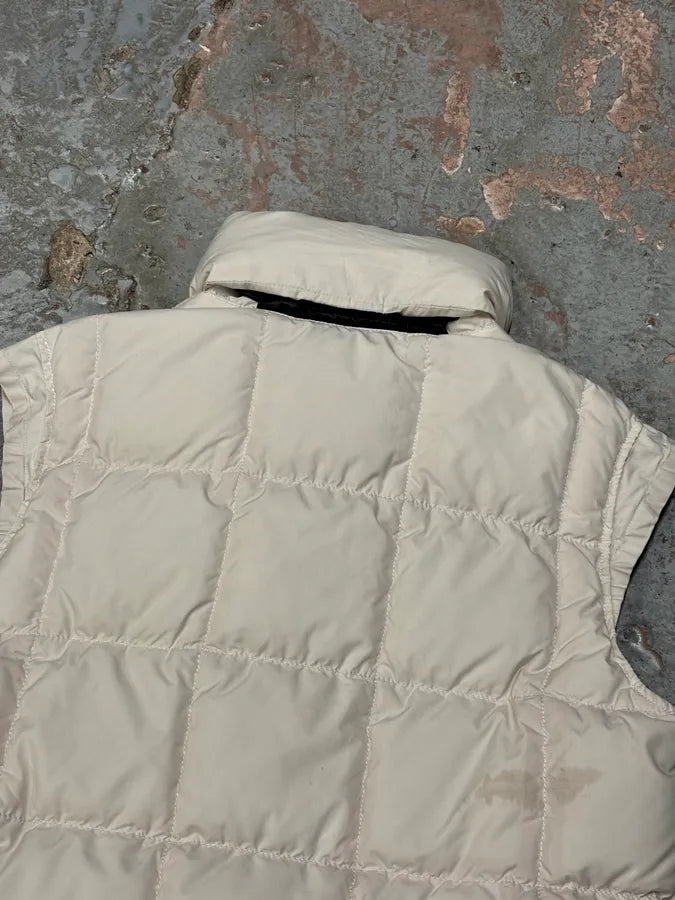 2000s Prada White Puffer Hooded Vest Jacket MKUUcYp 5