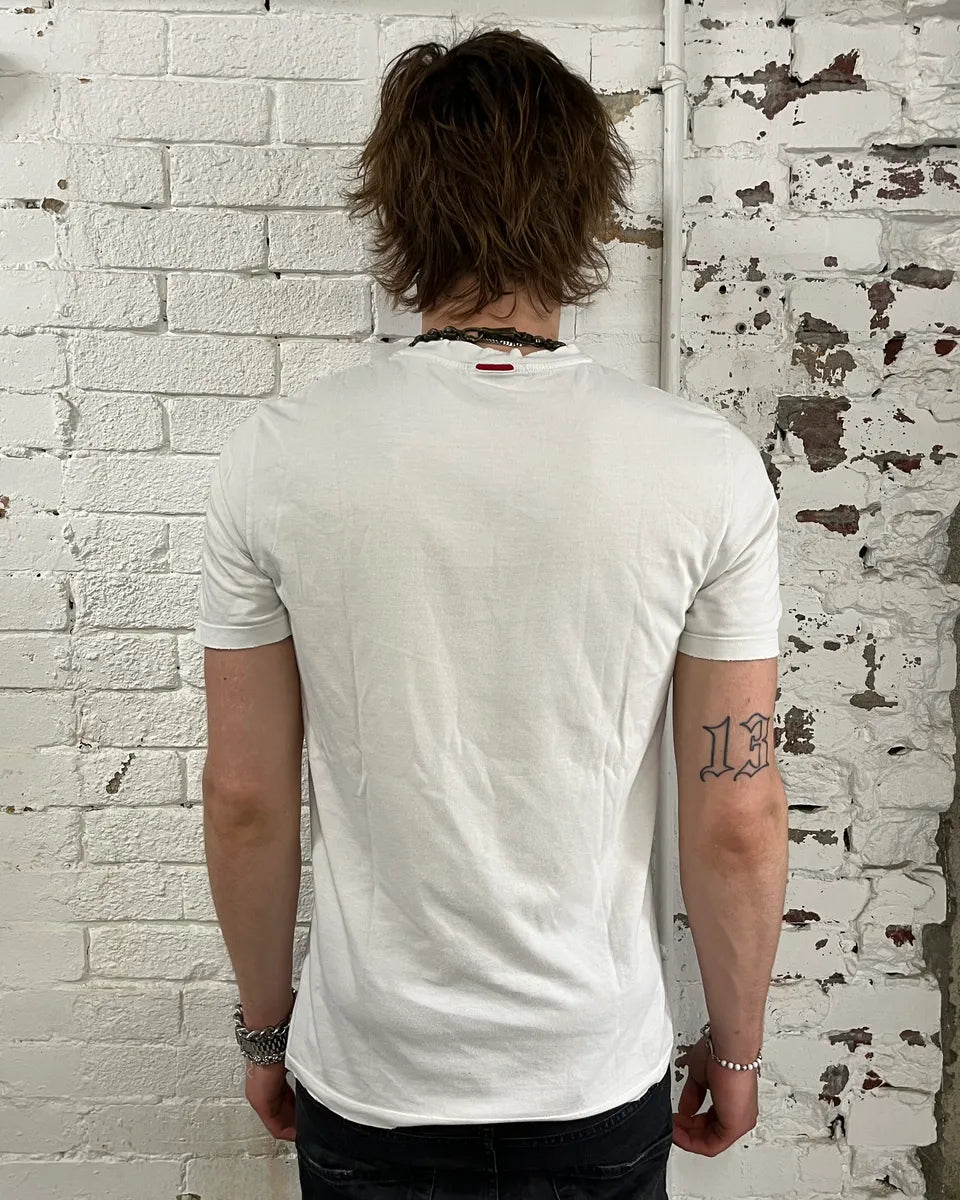 2000s Prada White Swimmer T-Shirt VlLOoEJ 2
