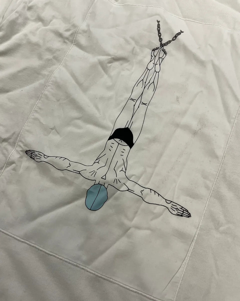 2000s Prada White Swimmer T-Shirt VlLOoEJ 5