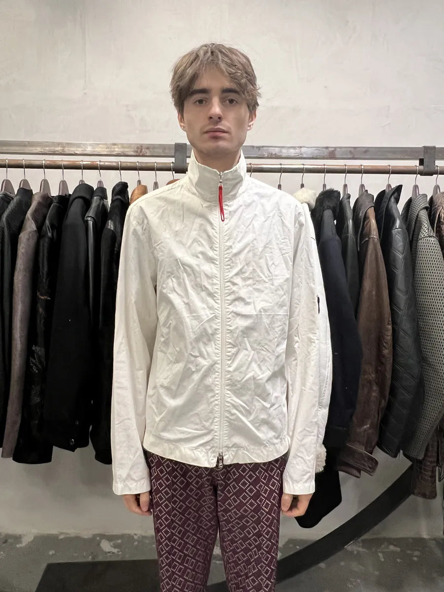 2000s Prada White Tracksuit Tactical Jacket (M) 0