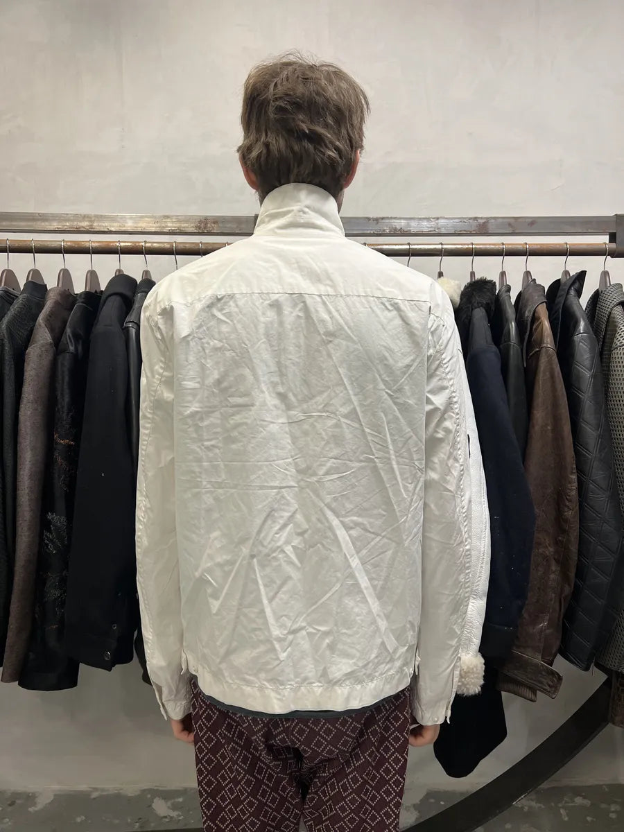 2000s Prada White Tracksuit Tactical Jacket (M) 2