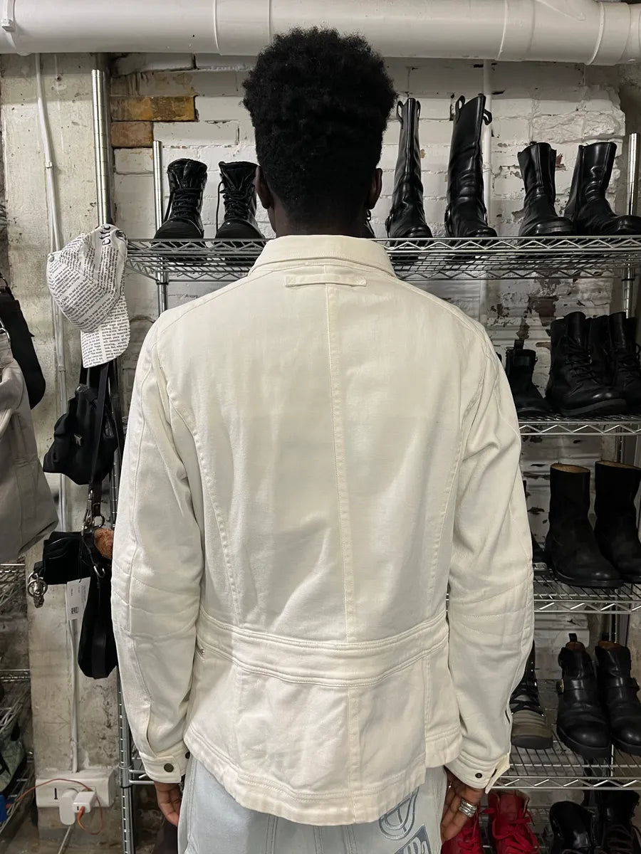 2000s Prada White Zip Up Jacket CtkwKlB 2