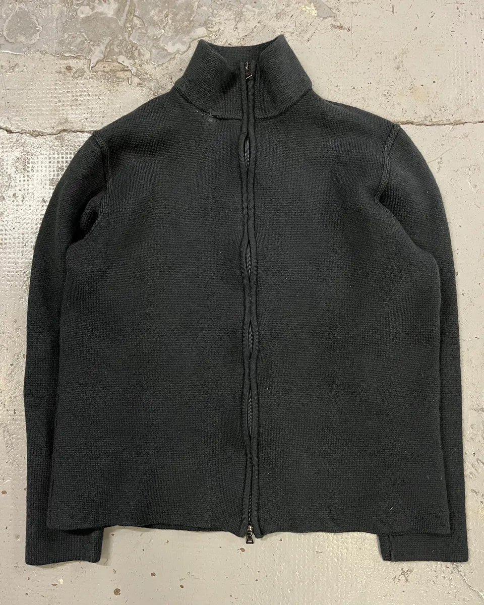 2000s Prada Wool Full-Zip Turtleneck Sweater GiizzFL 0