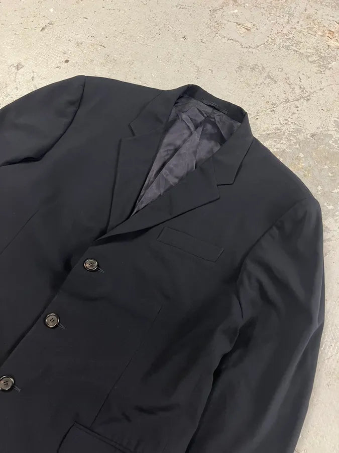 2000s Prada Wool Navy Blazer (M/L) 1