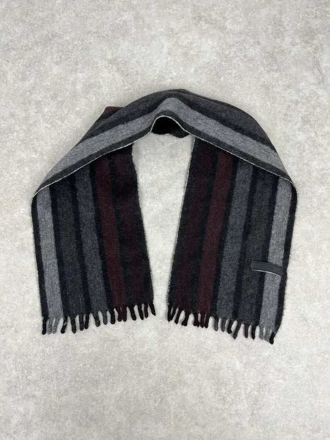 2000s Prada Wool Stripes Scarf kFJvmPC 2