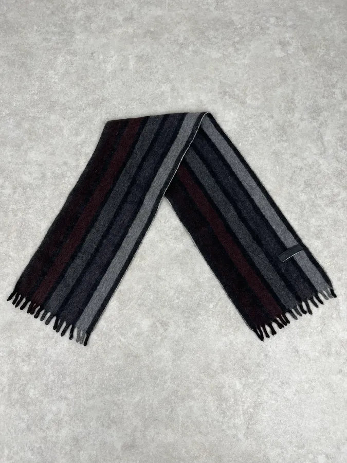 2000s Prada Wool Stripes Scarf kFJvmPC 0