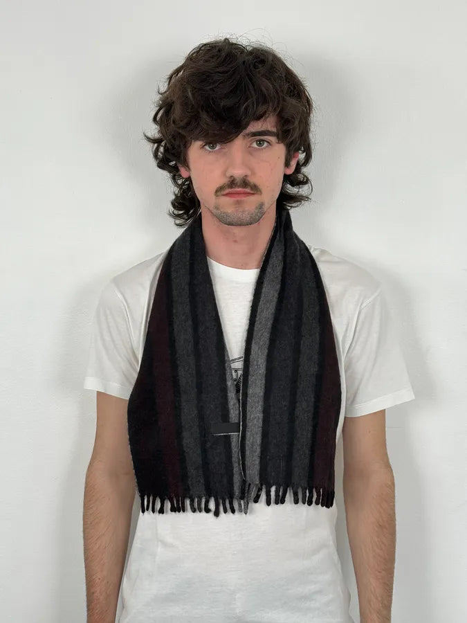 2000s Prada Wool Stripes Scarf kFJvmPC 1