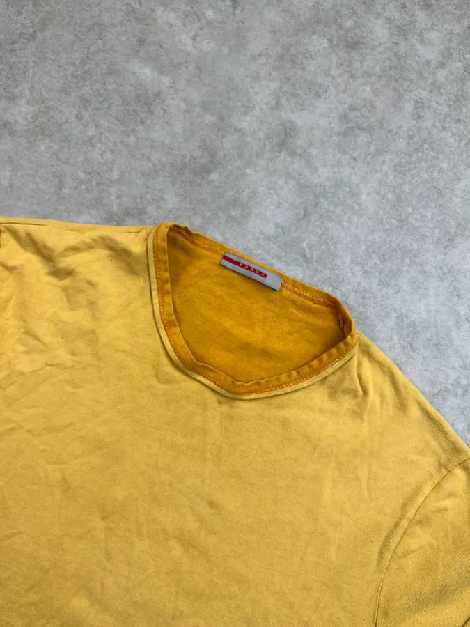 2000s Prada Yellow Linea Rosa Longsleeve kemnUQm 3