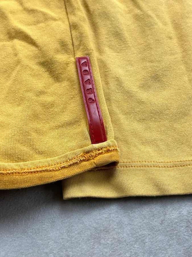 2000s Prada Yellow Linea Rosa Longsleeve kemnUQm 6