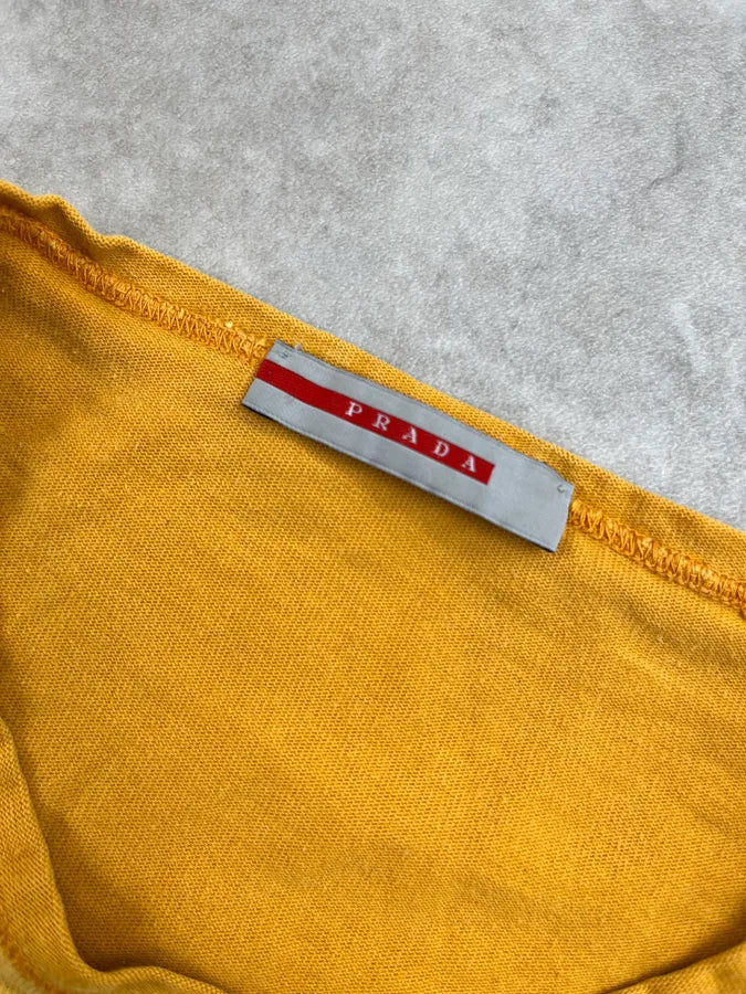 2000s Prada Yellow Linea Rosa Longsleeve kemnUQm 8