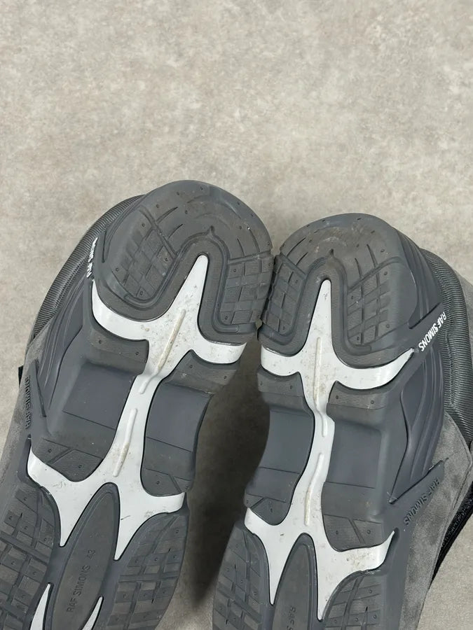Raf Simons Grey Suede Leather Antai Slip-On Sneakers RJKzSxs 15