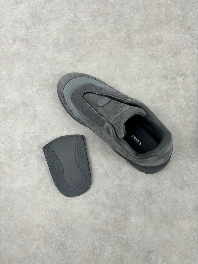 Raf Simons Grey Suede Leather Antai Slip-On Sneakers RJKzSxs 11